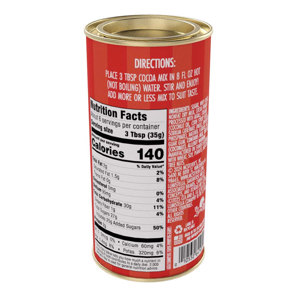 Elf on the Shelf® Making the Nice List 20th Anniversary Cocoa (7oz Round Tin)