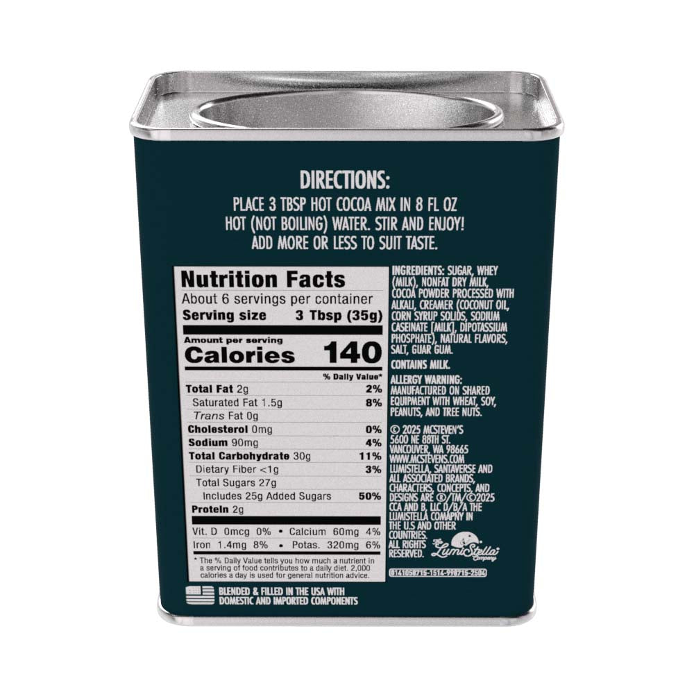 Elf on the Shelf® #1 on Santa's Nice List" Chocolate Cocoa (8oz Rectangle Tin)