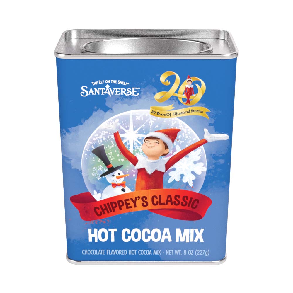 Elf on the Shelf® Chippey's Classic Chocolate Cocoa (8oz Rectangle Tin)