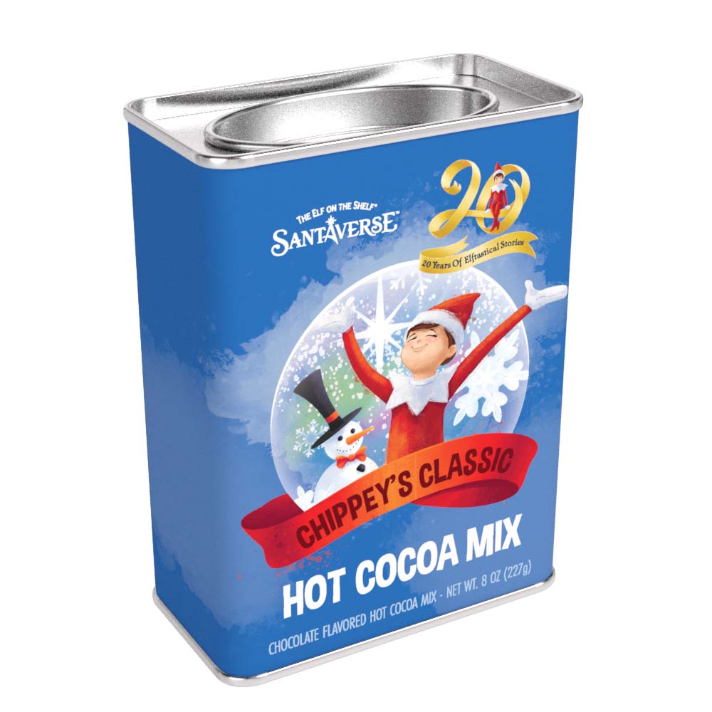 Elf on the Shelf® Chippey's Classic Chocolate Cocoa (8oz Rectangle Tin)