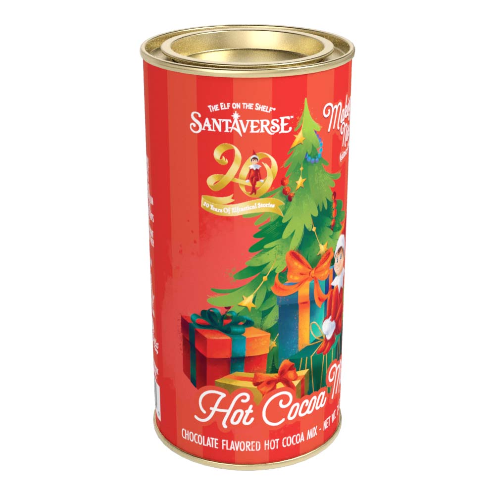 Elf on the Shelf® Making the Nice List 20th Anniversary Cocoa (7oz Round Tin)