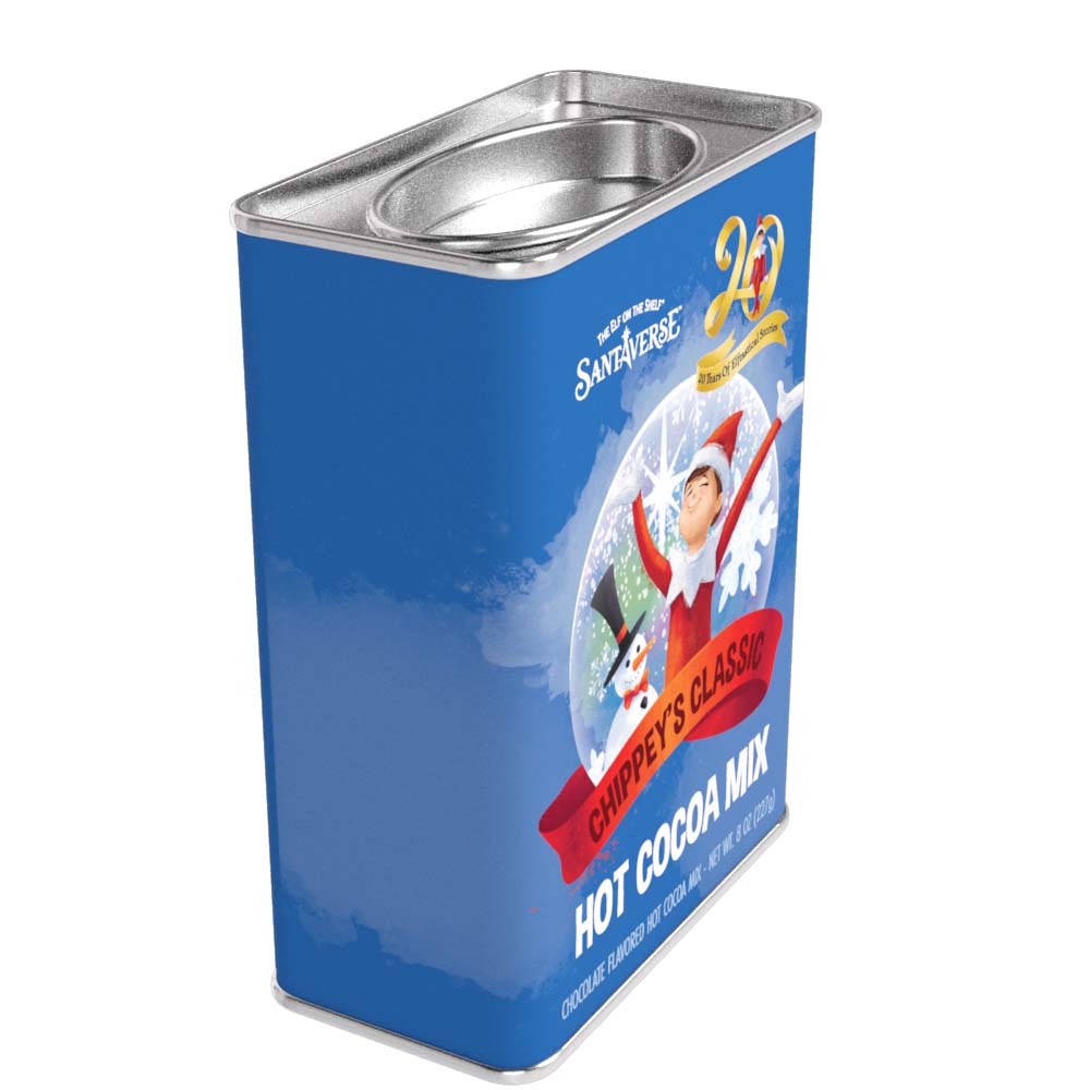 Elf on the Shelf® Chippey's Classic Chocolate Cocoa (8oz Rectangle Tin)
