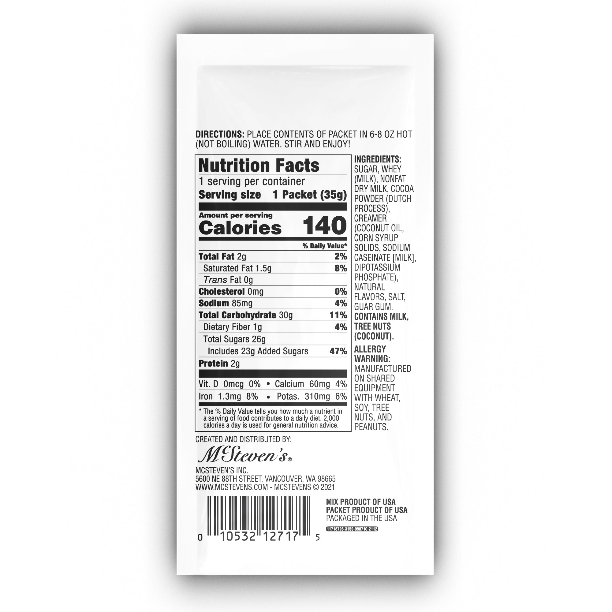 Christmas Tree Red Velvet Cocoa (1.25oz Packet 20ct Sleeve)
