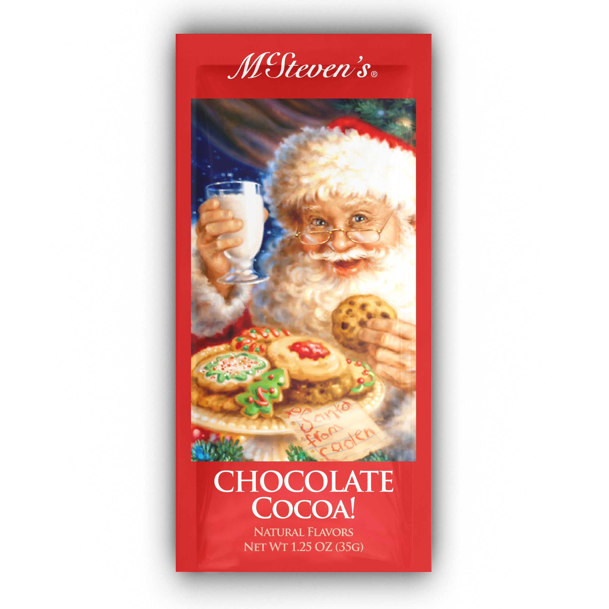 Dona Gelsinger® Santa Chocolate (1.25oz Packets 20ct Sleeve)