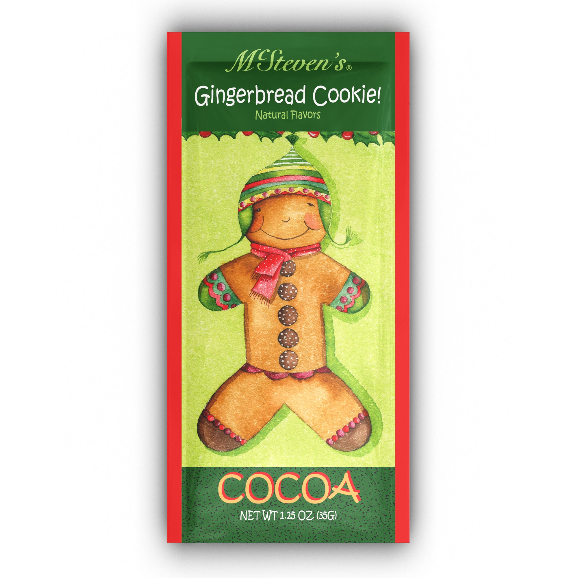 Gingerbread Cookie Cocoa (1.25oz Packet 20ct Sleeve)