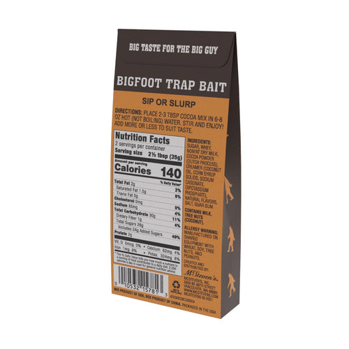 Bigfoot Trap Bait Chocolate Soup Cocoa (2.5oz Tent Box)