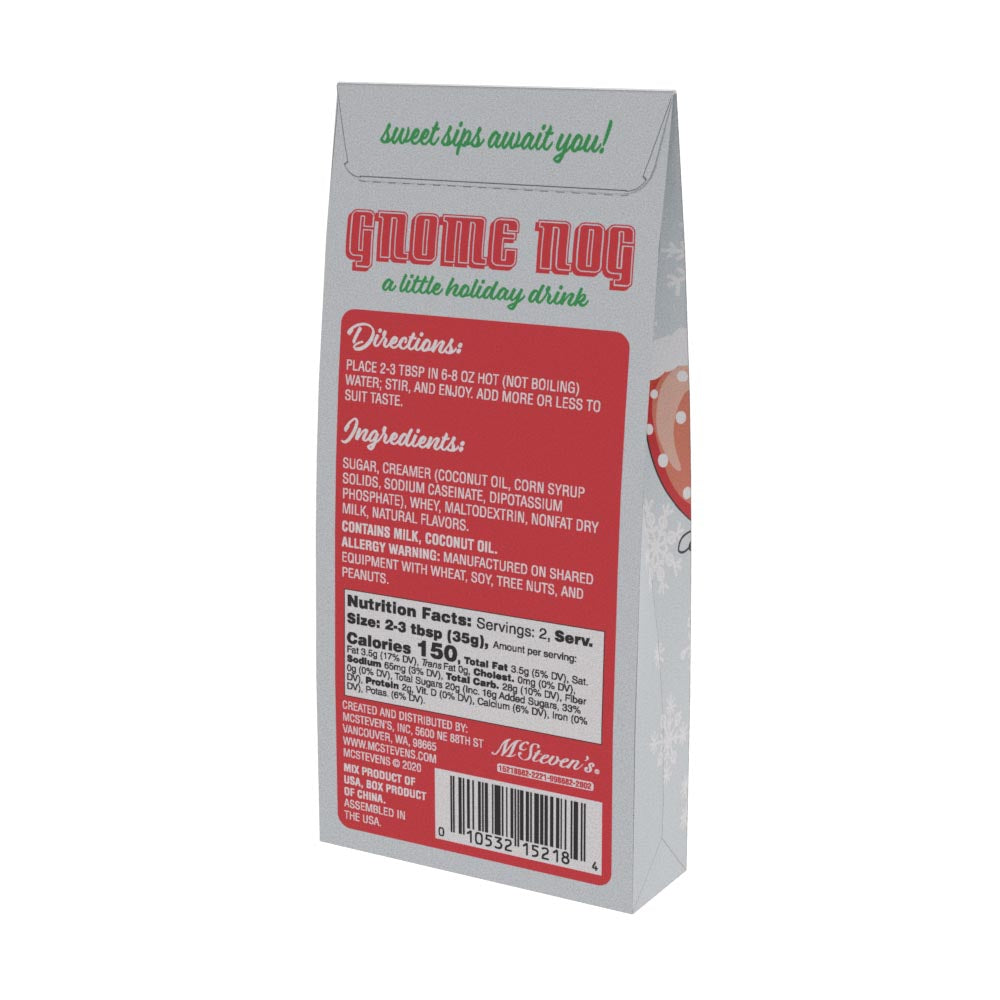 Gnome Nog Egg Nog Cocoa (2.5oz Tent Box)