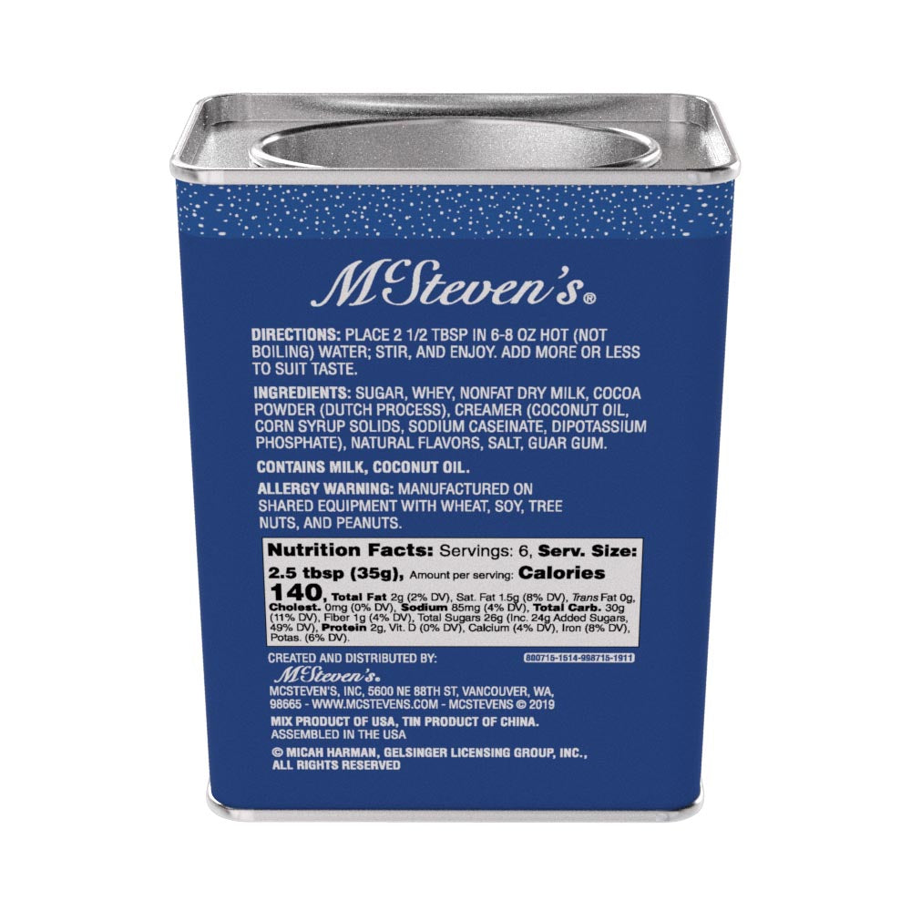 Dona Gelsinger© Christmas Buddies Chocolate & More Chocolate Cocoa (8oz Rectangle Tin)