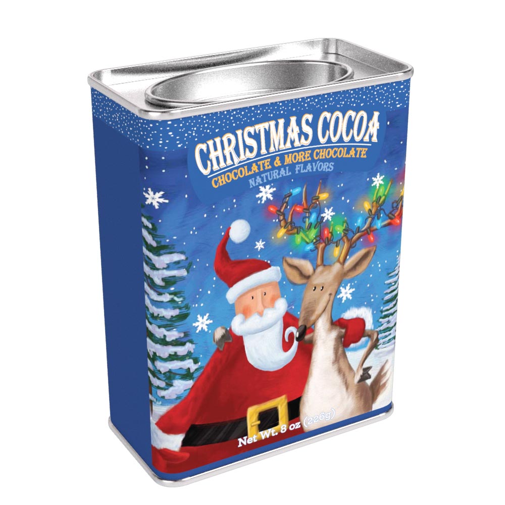 Dona Gelsinger© Christmas Buddies Chocolate & More Chocolate Cocoa (8oz Rectangle Tin)